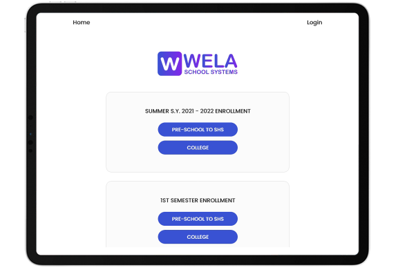 Icon for <b>No more long lines. Online and Offline Enrollment.</b>